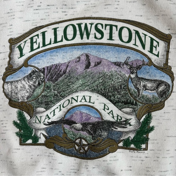 Prairie Mountain Vintage Yellowstone Sweatshirt USA M - Picture 4 of 11